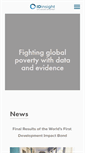 Mobile Screenshot of idinsight.org